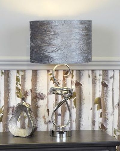 Product photograph of Value Swirl Table Lamp With Grey Shade Set Of 2 from Choice Furniture Superstore.