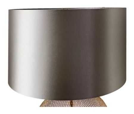 Product photograph of Gold Wire Mesh Table Lamp With Champaign Shades from Choice Furniture Superstore.