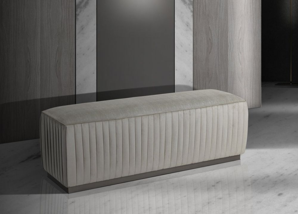 Product photograph of Stone International Westin Leather Bench from Choice Furniture Superstore.