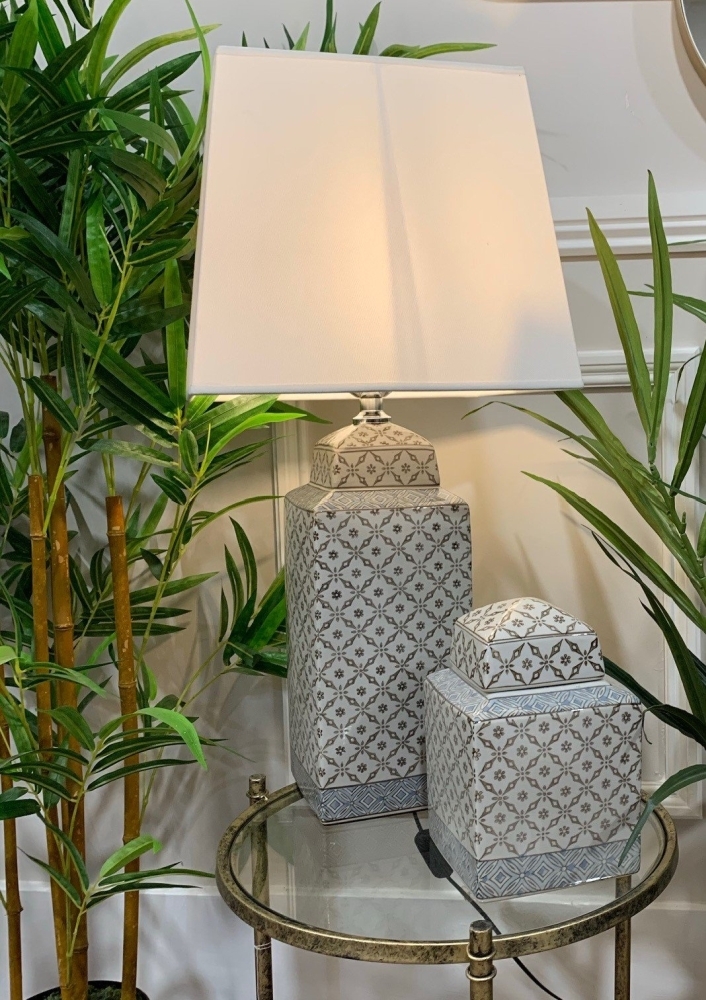 Product photograph of Mindy Brownes Lyon Gold Stretched Geometric Table Lamp from Choice Furniture Superstore.