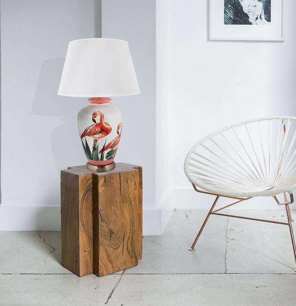 Product photograph of Mindy Brownes Flamingo Painted Effect Table Lamp from Choice Furniture Superstore.