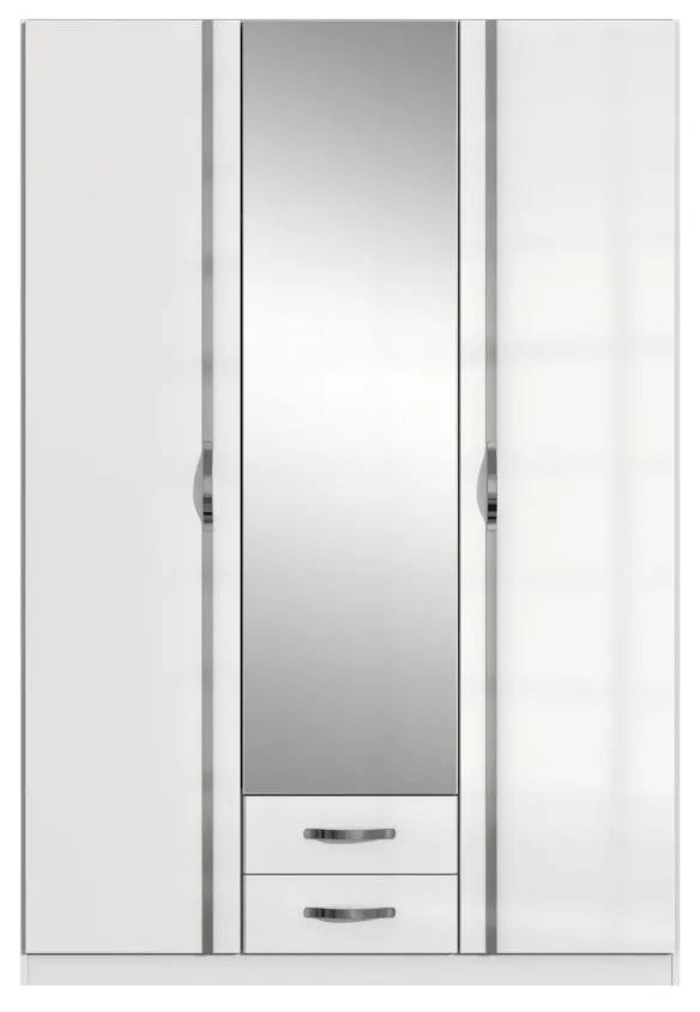 Product photograph of In Stock Trio 3 Door Combi Wardrobe from Choice Furniture Superstore.