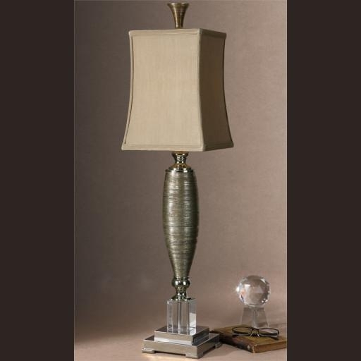 Product photograph of Mindy Brownes Abriella Buffet Metallic Gold Table Lamp from Choice Furniture Superstore.