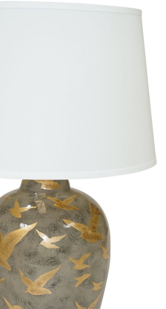 Product photograph of Mindy Brownes Ashford Charcoal Grey Ceramic Large Table Lamp from Choice Furniture Superstore.