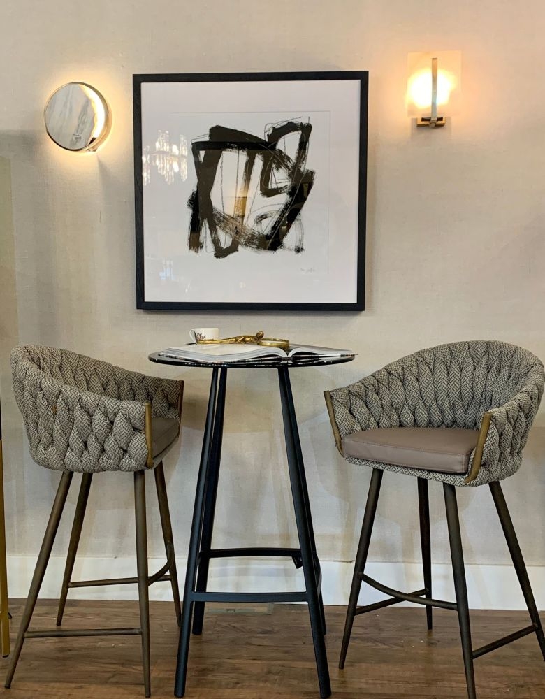 Product photograph of 2 X Mindy Brownes Blake Brown Barstool from Choice Furniture Superstore.