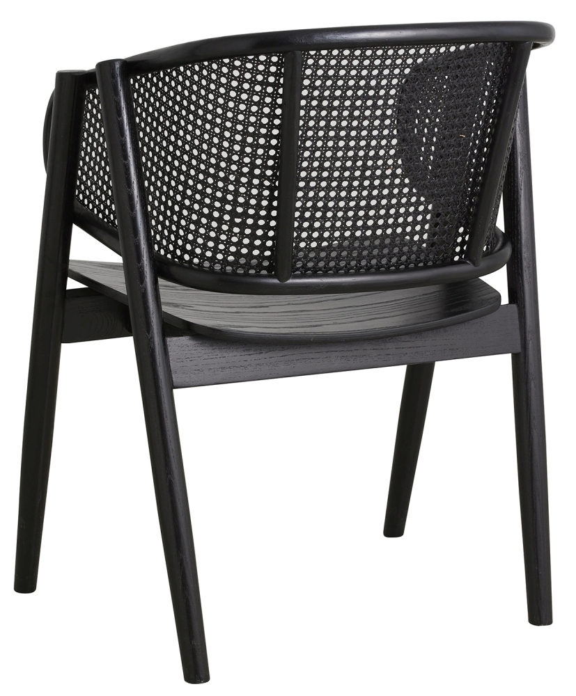 Product photograph of Nordal Wicky Black Lounge Chair from Choice Furniture Superstore.