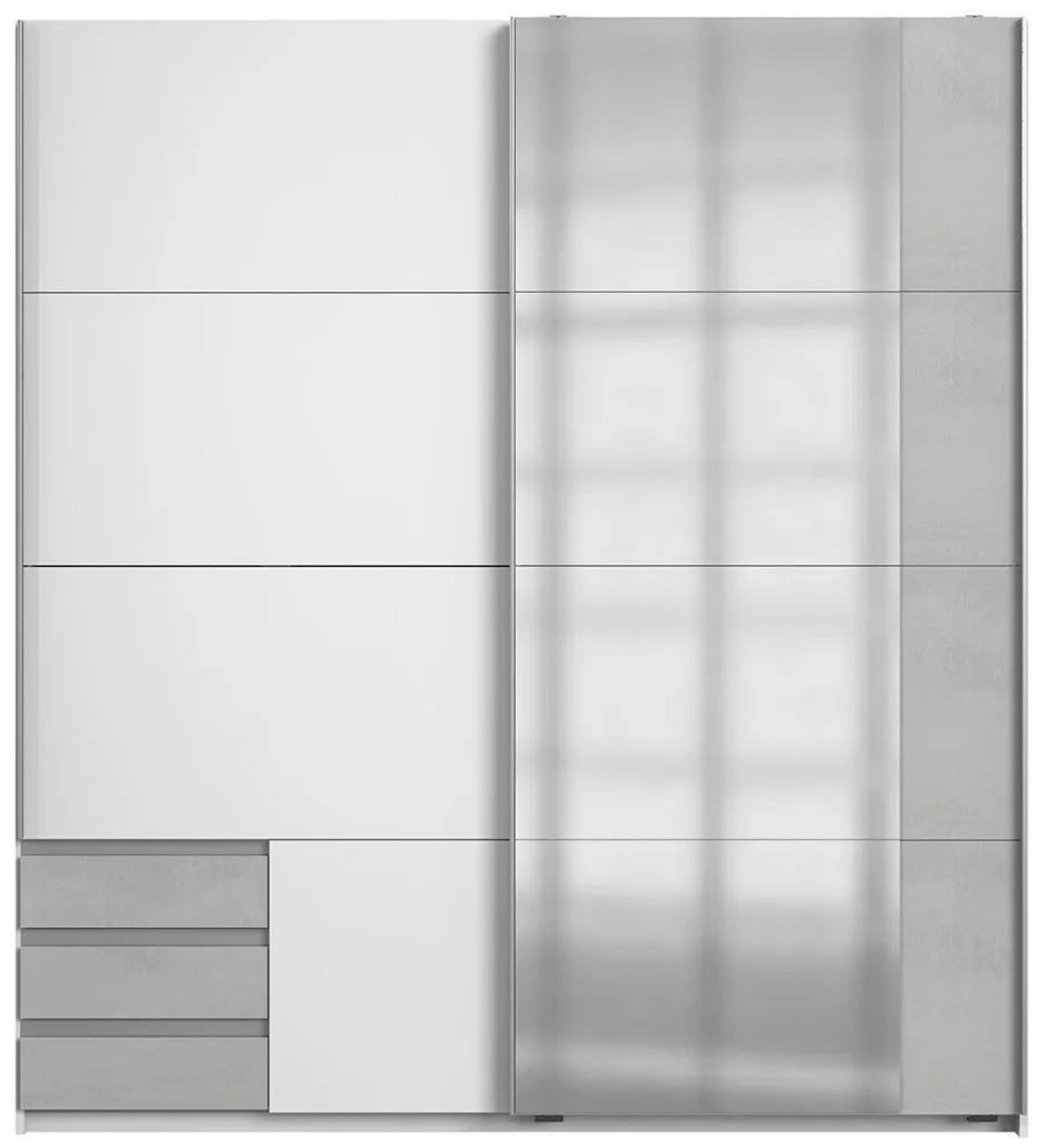 Product photograph of In Stock Emdem 2 Door Sliding Wardrobe from Choice Furniture Superstore.