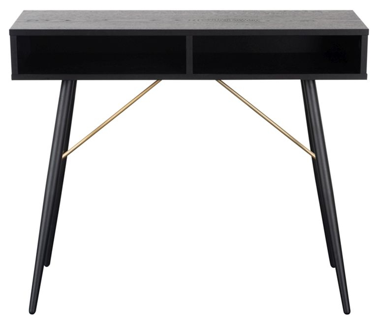 Product photograph of Vida Living Barcelona Black Console Table from Choice Furniture Superstore.