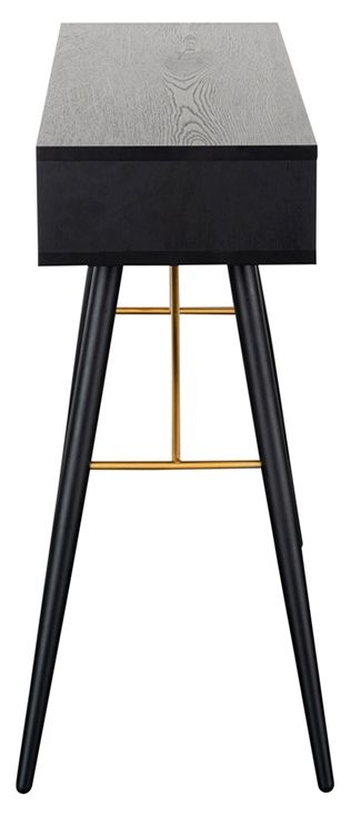 Product photograph of Vida Living Barcelona Black Console Table from Choice Furniture Superstore.