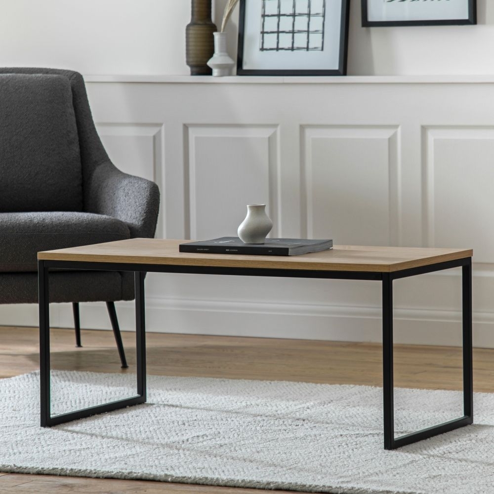 Product photograph of Hixton Natural Oak Coffee Table from Choice Furniture Superstore.