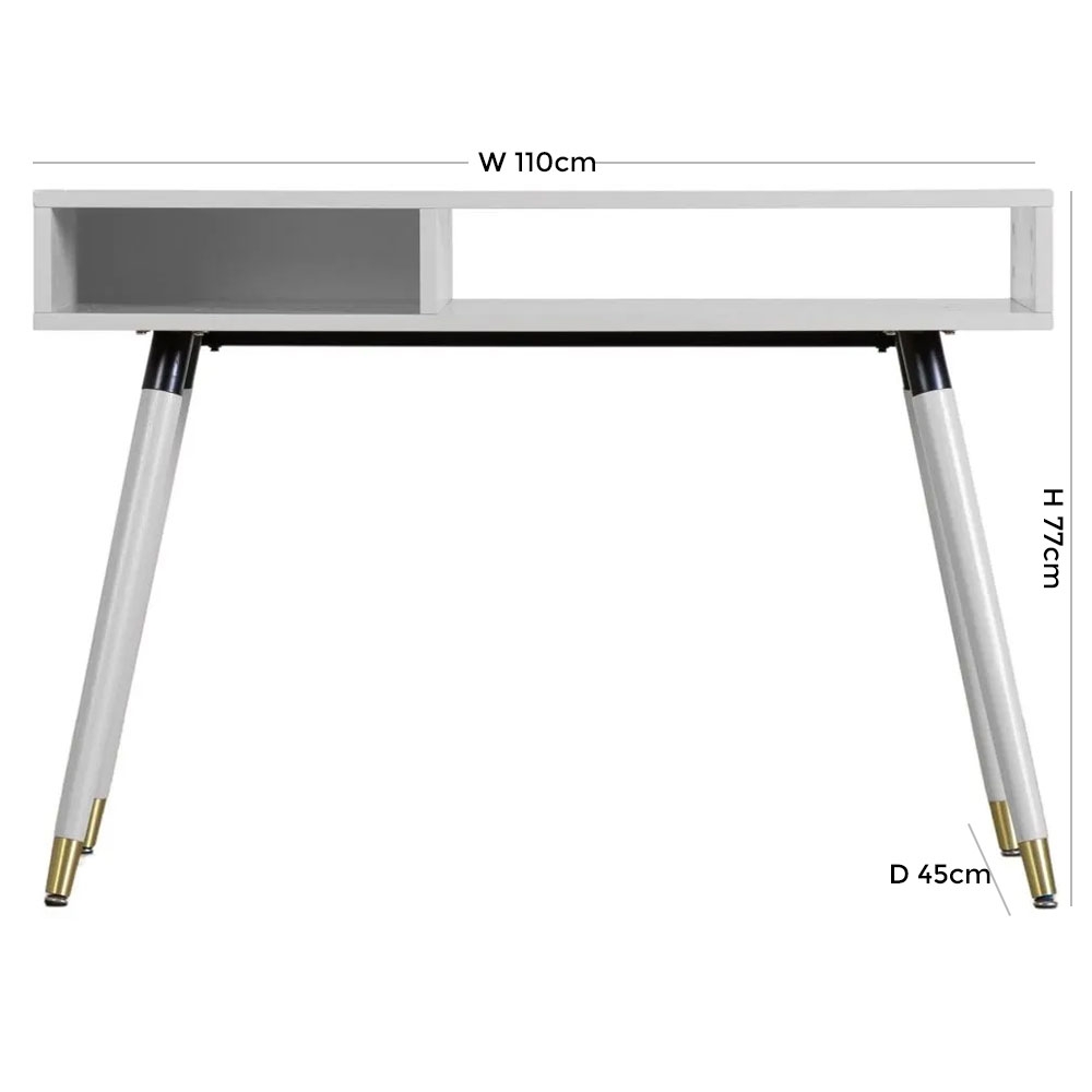 Product photograph of Holbrook Console Table - Comes In White Pink And Grey Options from Choice Furniture Superstore.
