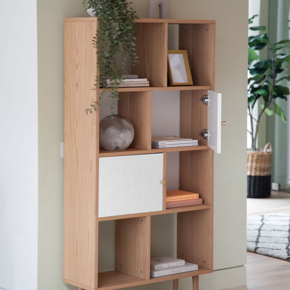Product photograph of Holbrook Display Unit - Comes In White Pink And Grey Options from Choice Furniture Superstore.