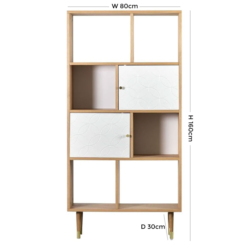 Product photograph of Holbrook White Display Unit from Choice Furniture Superstore.