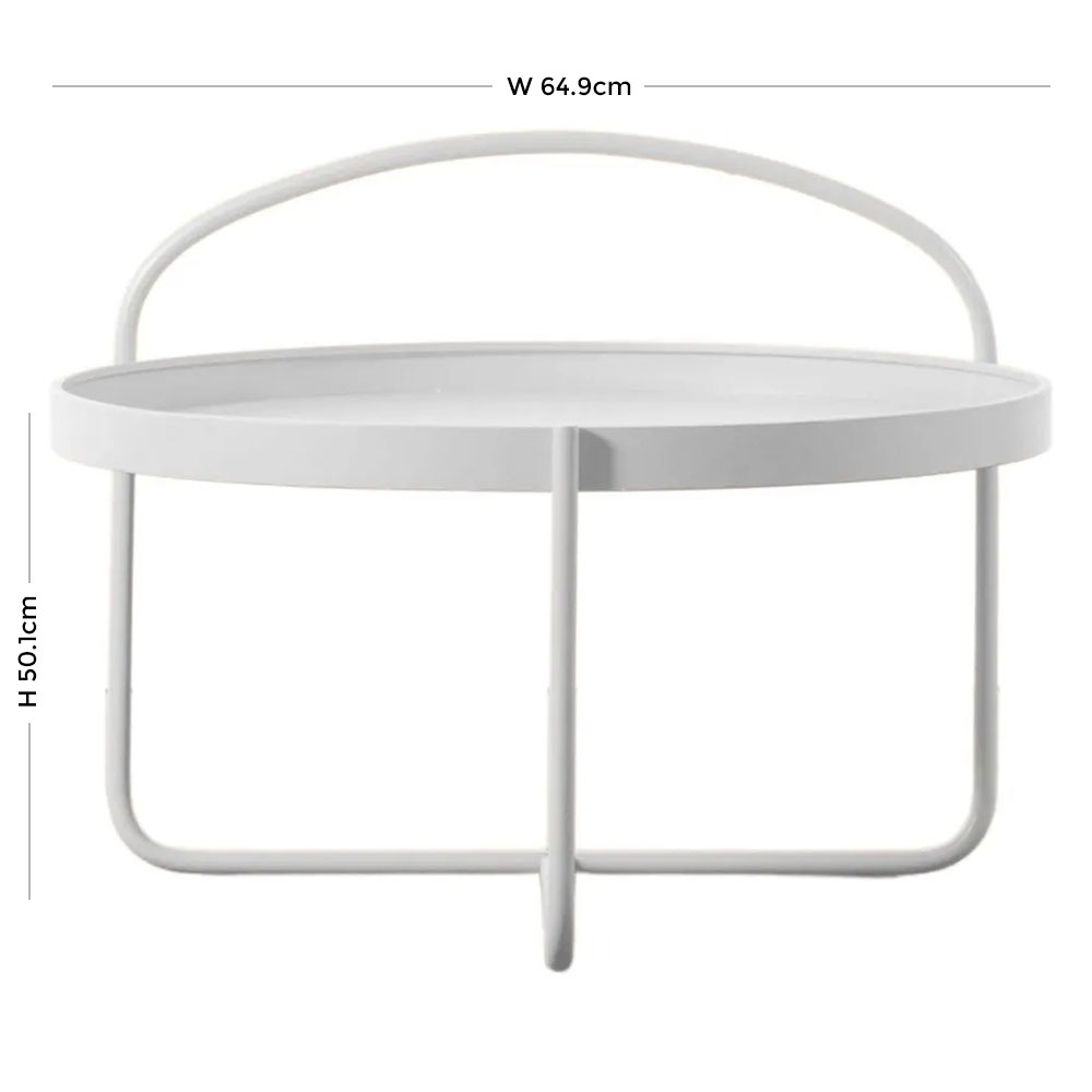 Product photograph of Melbury White Coffee Table from Choice Furniture Superstore.