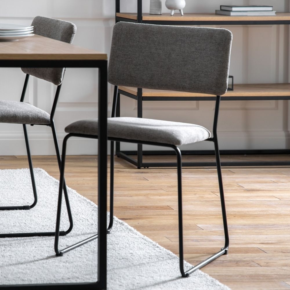 Product photograph of Clinton Chocolate Dining Chair Sold In Pairs from Choice Furniture Superstore.