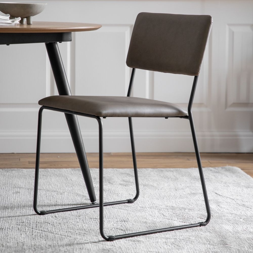 Product photograph of Chalkwell Oatmeal Dining Chair Sold In Pairs from Choice Furniture Superstore.