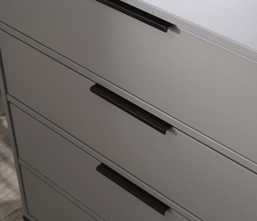 Product photograph of Diego Grey 3 Drawer Small Chest from Choice Furniture Superstore.