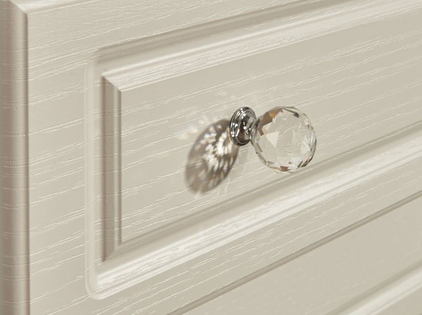 Product photograph of Crystal Kaschmir Ash 3 Door 2 Left Drawer Wardrobe from Choice Furniture Superstore.