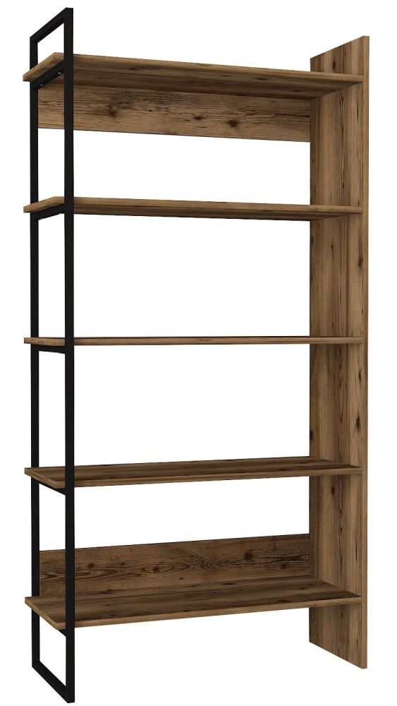 Product photograph of Vander Walnut Bookshelf from Choice Furniture Superstore.