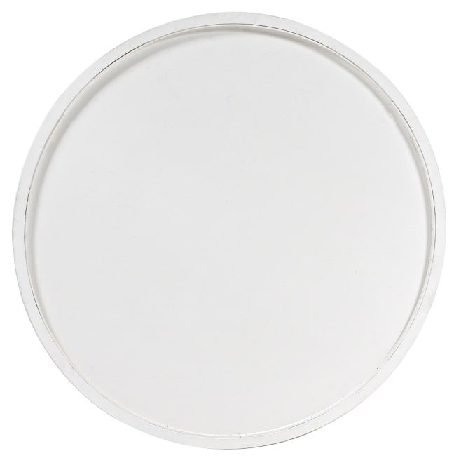 Product photograph of Torino White Round Wall Mirror from Choice Furniture Superstore.