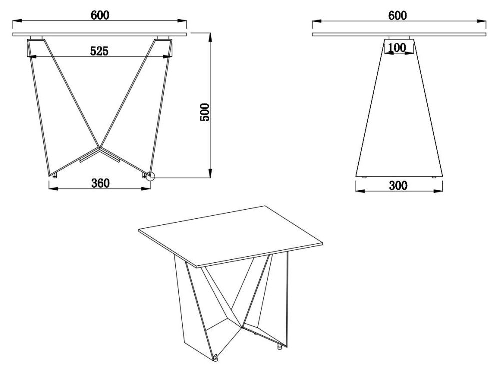 Product photograph of Milan Dark Grey And Glass Square Side Table from Choice Furniture Superstore.