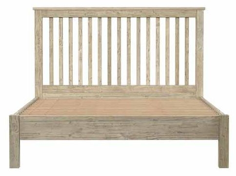 Product photograph of Fjord Scandinavian Style Rustic Pine 5ft King Size Bed from Choice Furniture Superstore.