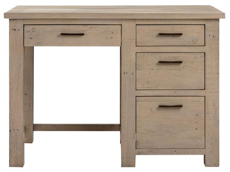 Product photograph of Fjord Scandinavian Style Rustic Pine Compact Writing Desk from Choice Furniture Superstore.