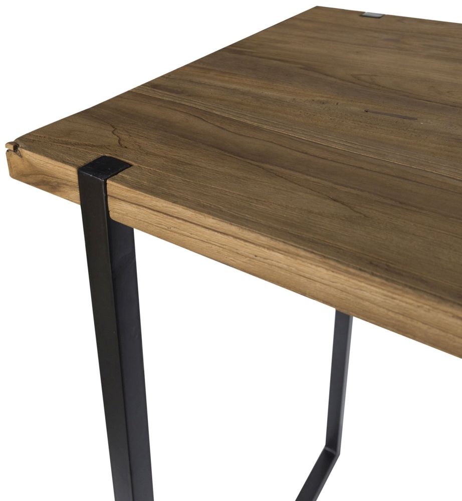 Product photograph of Reclaimed Teak Wood Bar Table from Choice Furniture Superstore.