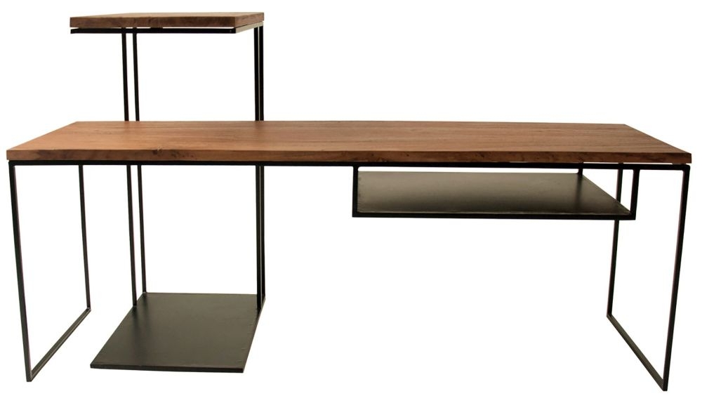 Product photograph of Verso Teak Wood Slim Coffee And Lamp Table from Choice Furniture Superstore.