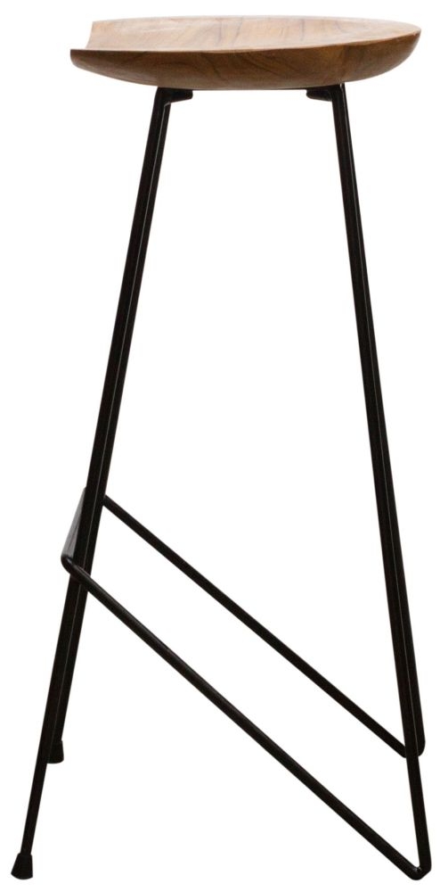 Product photograph of Belfort Set Of 2 Teak Wood Counter Stool from Choice Furniture Superstore.
