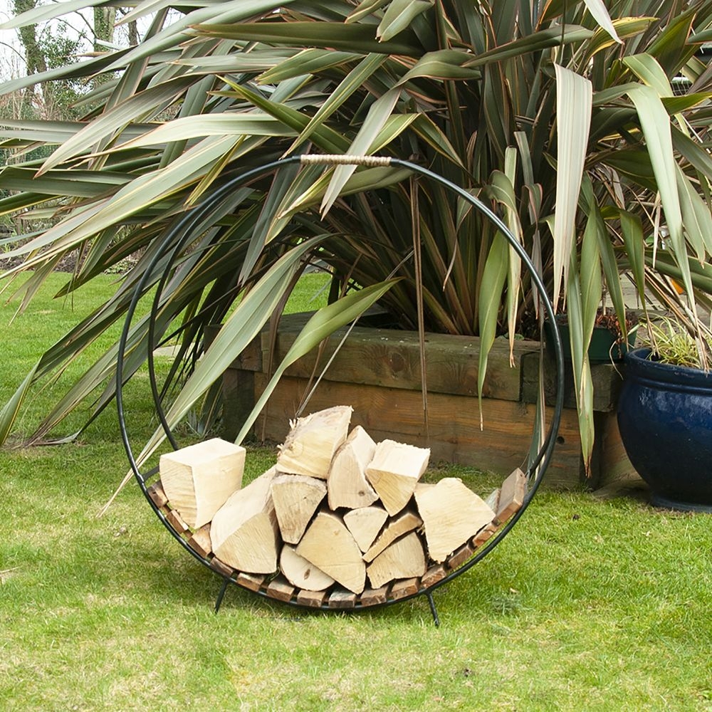 Product photograph of Bibisa Stylish Teak Outdoor Log Frame from Choice Furniture Superstore.