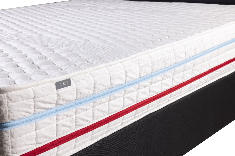 Product photograph of Urban Deco Kemer Coolhot Quilted 28cm Deep Pocket Sprung Mattress - 5ft King Size from Choice Furniture Superstore.