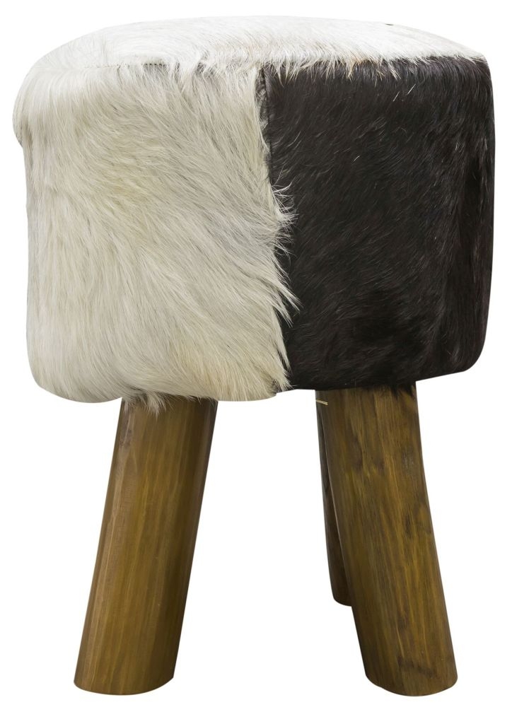 Product photograph of Kampala Solid Teak Root Round Stool from Choice Furniture Superstore.