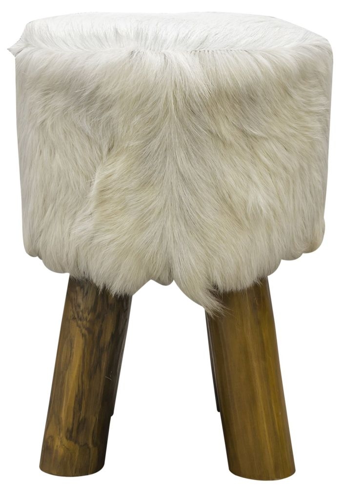 Product photograph of Kampala Solid Teak Root Round Stool from Choice Furniture Superstore.