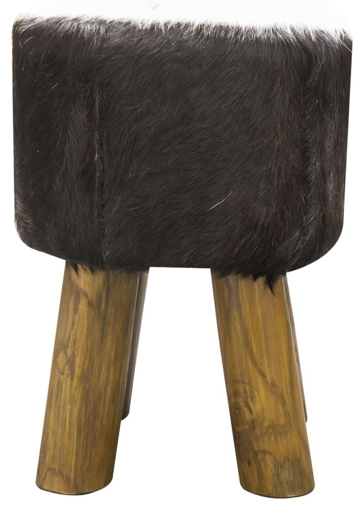 Product photograph of Kampala Solid Teak Root Round Stool from Choice Furniture Superstore.