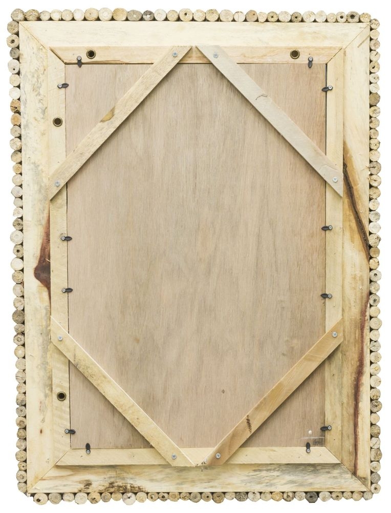 Product photograph of Driftwood Edges Wall Mirror - 65cm X 80cm from Choice Furniture Superstore.