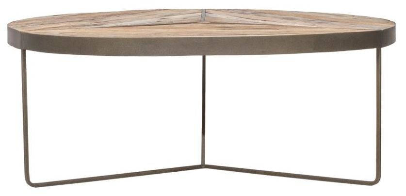 Product photograph of Kleo Boatwood Large Round Coffee Table from Choice Furniture Superstore.