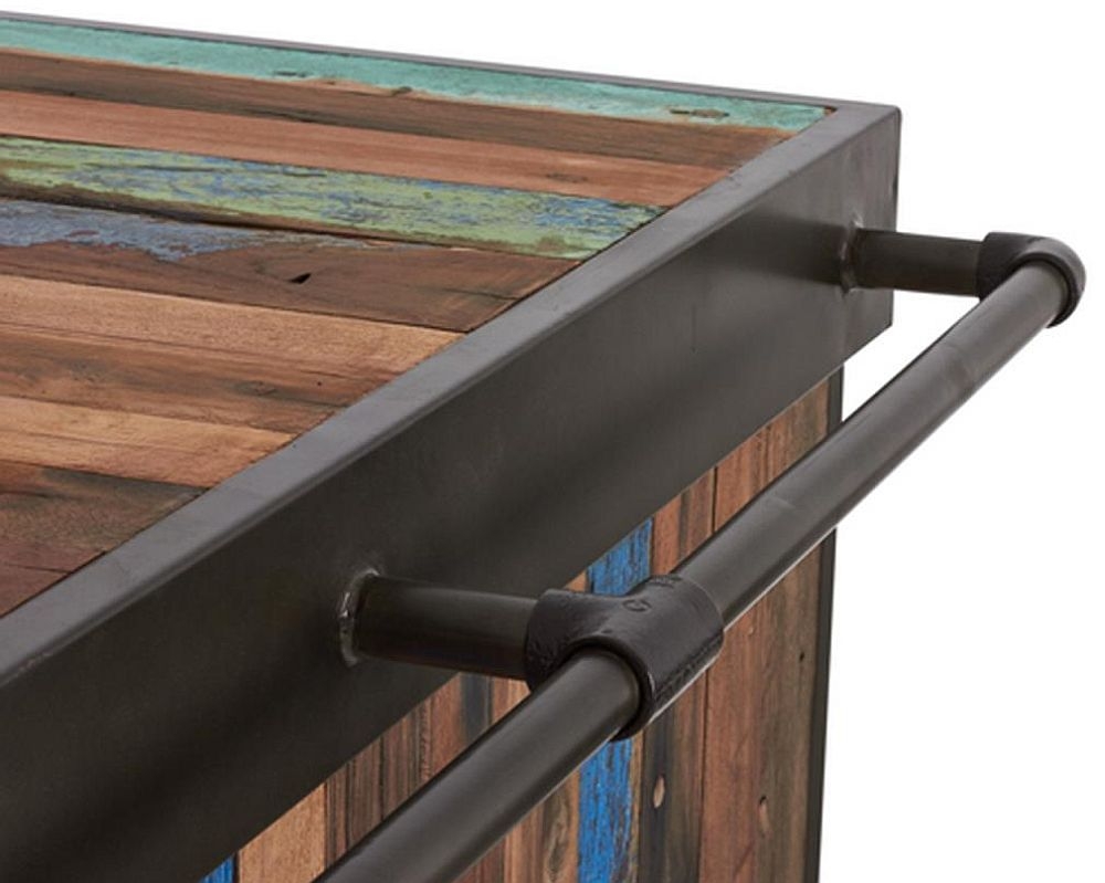 Product photograph of Boatwood Centre Bar Counter from Choice Furniture Superstore.