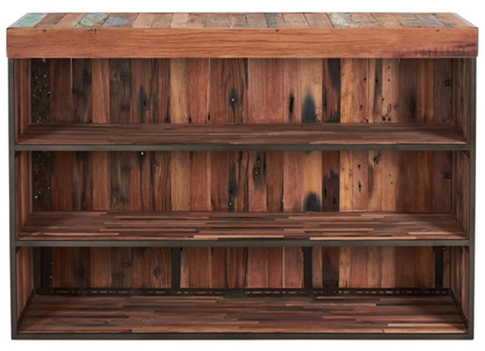 Product photograph of Boatwood Centre Bar Counter from Choice Furniture Superstore.