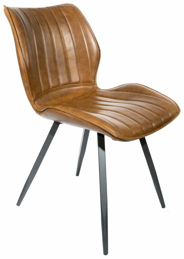 Product photograph of Alfa Vegan Dining Chair Sold In Pairs from Choice Furniture Superstore.
