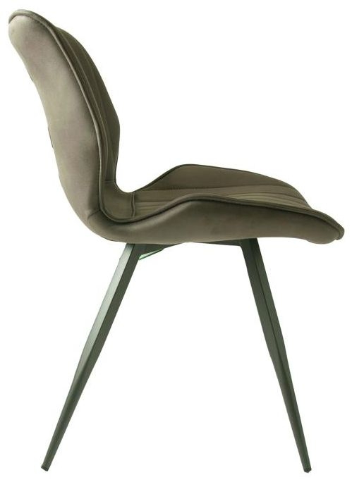 Product photograph of Set Of 2 Norwich Mussel Grey Fabric Dining Chair from Choice Furniture Superstore.