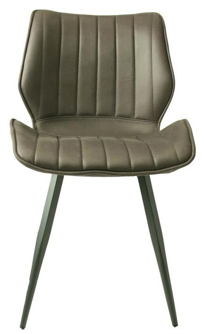 Product photograph of Set Of 2 Norwich Mussel Grey Fabric Dining Chair from Choice Furniture Superstore.