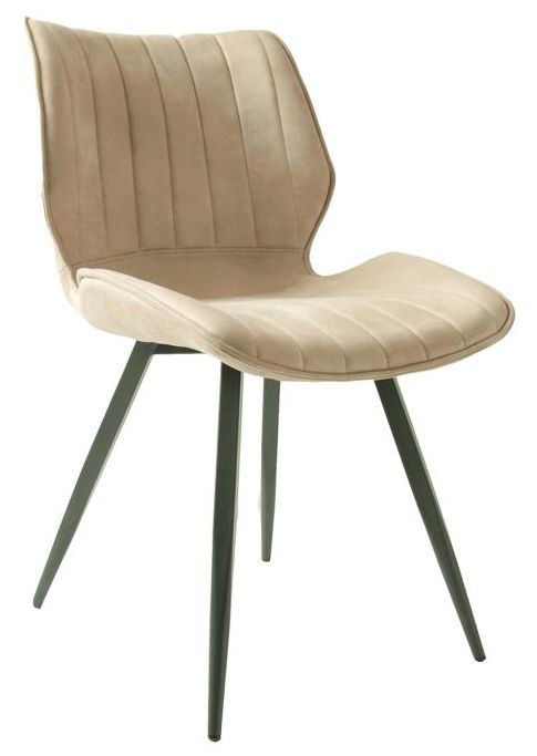 Product photograph of Set Of 2 Norwich Oyster Natural Fabric Dining Chair from Choice Furniture Superstore.