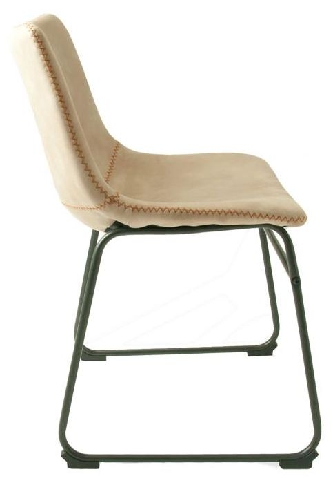 Product photograph of Cooper Oyster Natural Moleskin Dining Chair Sold In Pairs from Choice Furniture Superstore.