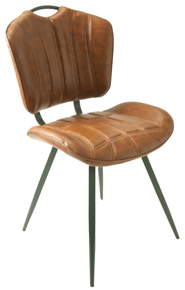 Product photograph of Healey Vegan Dining Chair Sold In Pairs from Choice Furniture Superstore.