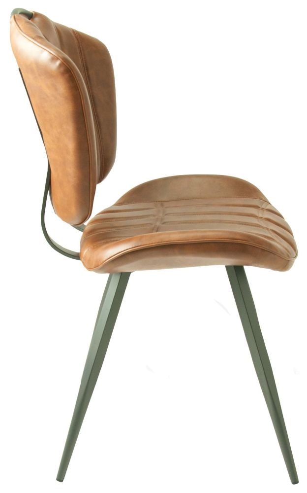 Product photograph of Healey Vegan Dining Chair Sold In Pairs from Choice Furniture Superstore.