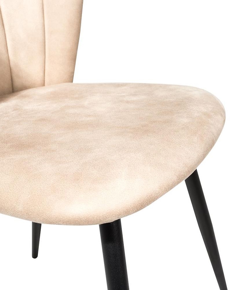 Product photograph of Shelby Oyster Natural Moleskin Dining Chair Sold In Pairs from Choice Furniture Superstore.