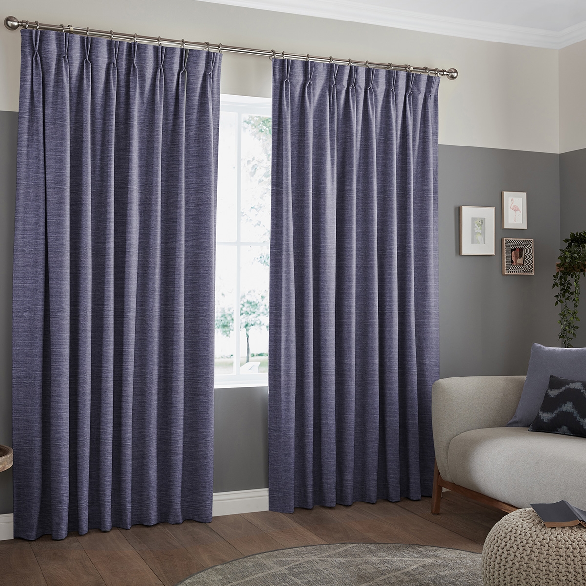 Product photograph of Tyson Flint Curtain from Choice Furniture Superstore.