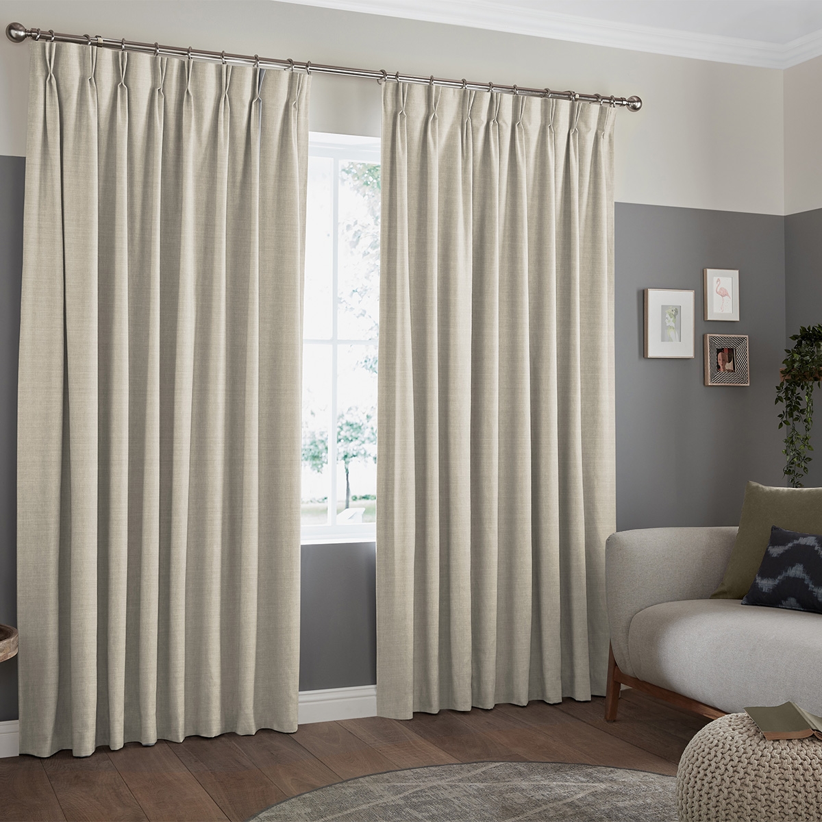Product photograph of Tyson Oyster Curtain from Choice Furniture Superstore.