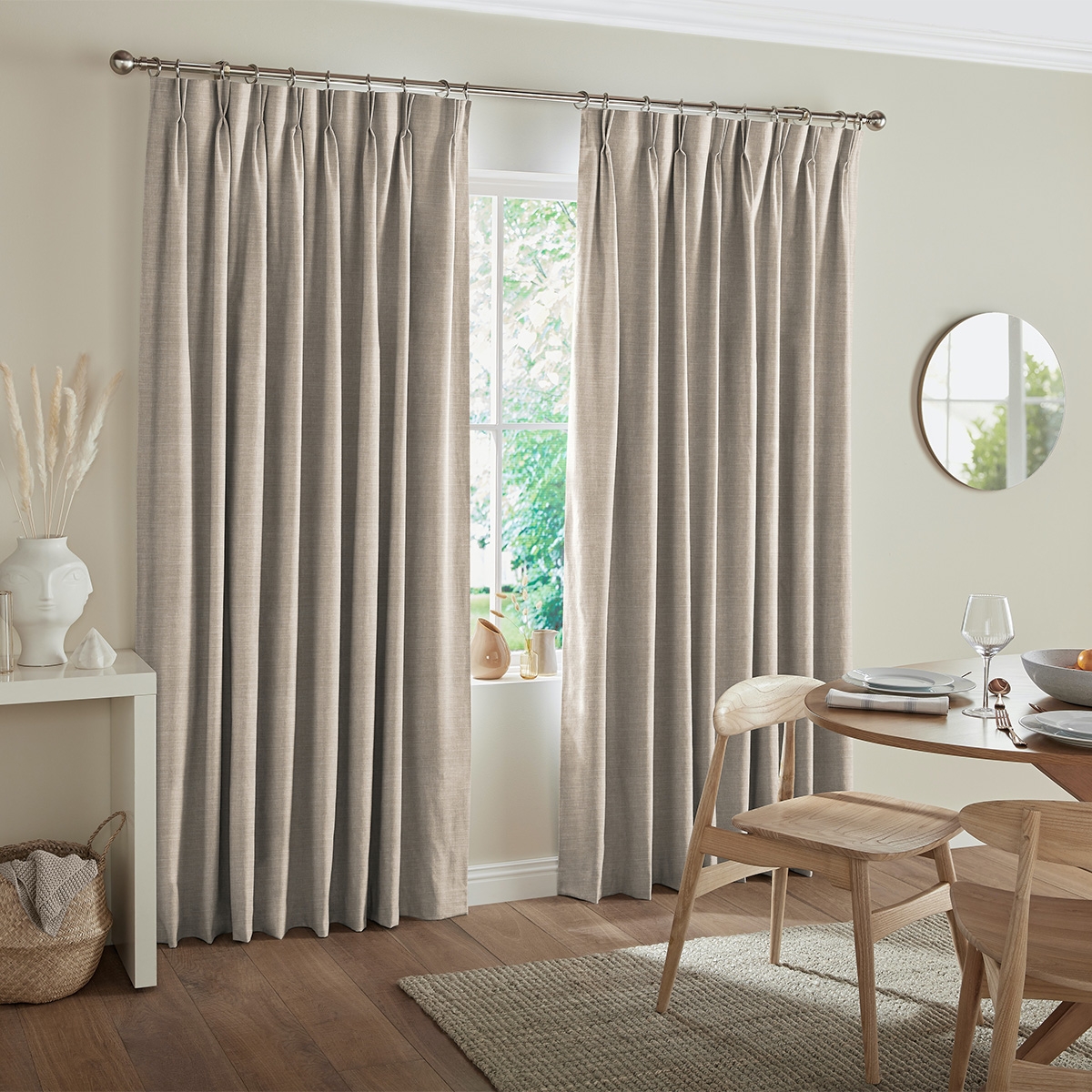 Product photograph of Tyson Praline Curtain from Choice Furniture Superstore.